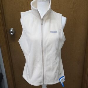 Columbia Women's Off-White Fleece Vest
